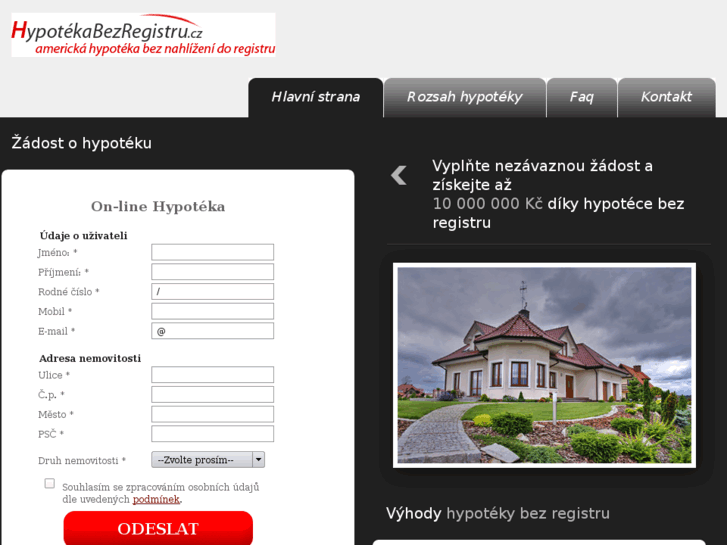 www.hypotekabezregistru.cz