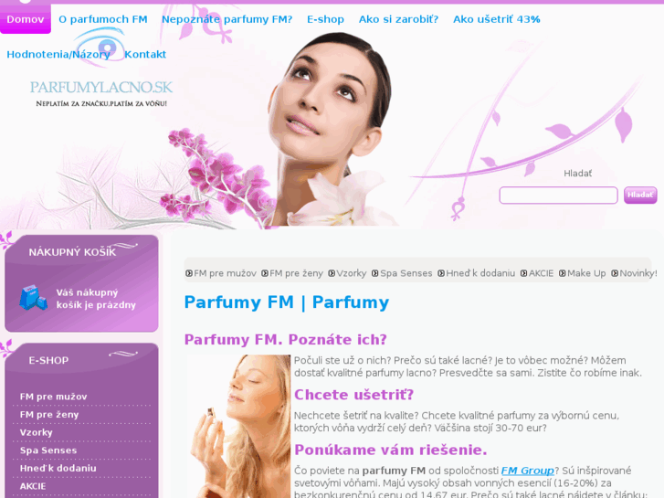 www.parfumylacno.sk