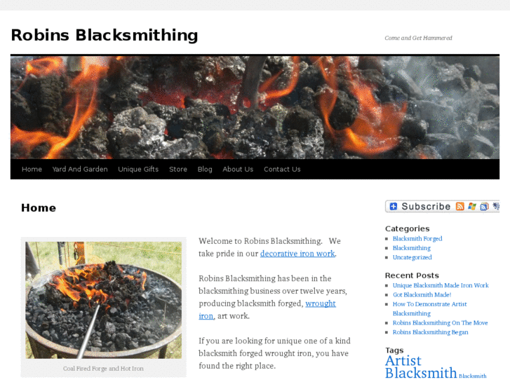 www.robinsblacksmithing.com