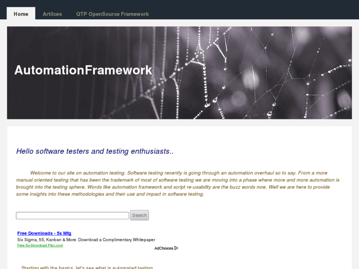 www.automationframework.info