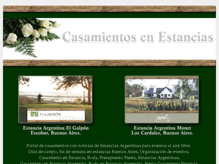 www.casamientosenestancias.com