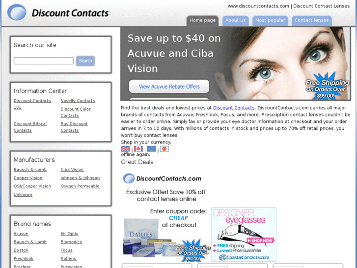 www.cheapcontactlenses.com