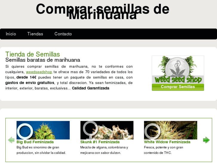 www.comprarsemillasdemarihuana.com