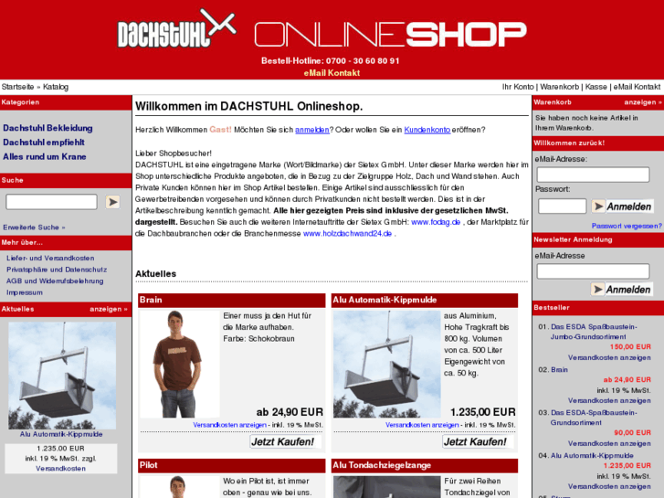 www.dachstuhl-shop.de