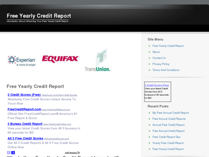 www.freeyearlycreditsreport.com