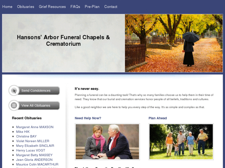 www.hansonsfuneral.com