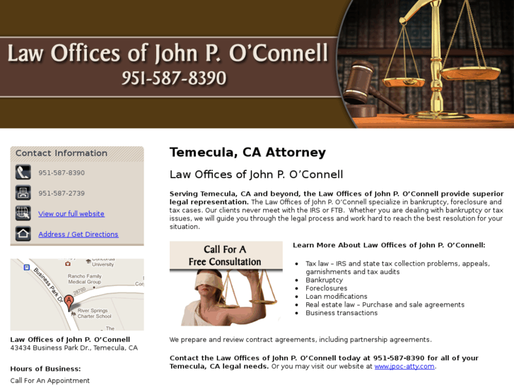 www.johnoconnelllawoffices.com