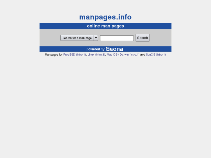 www.manpages.info