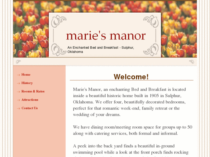 www.mariesmanorofsulphur.com