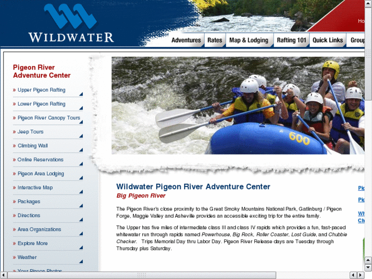 www.rafting-pigeon-river.com