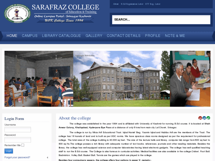 www.sarafrazcollege.com