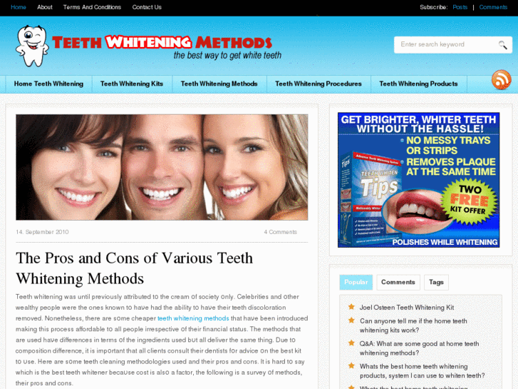 www.teethwhiteningmethods.net