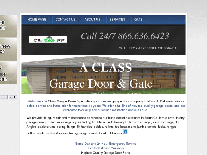 www.afirstclassgaragedoor.com