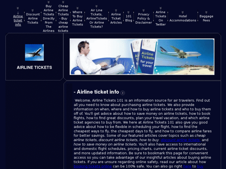 www.airlinetickets101.com