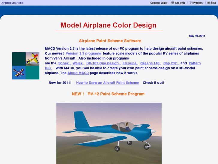 www.airplanecolor.com