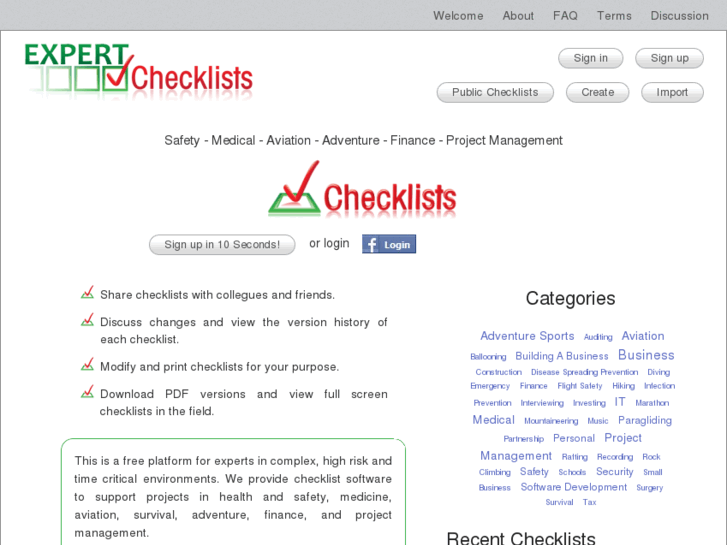 www.expertchecklists.com