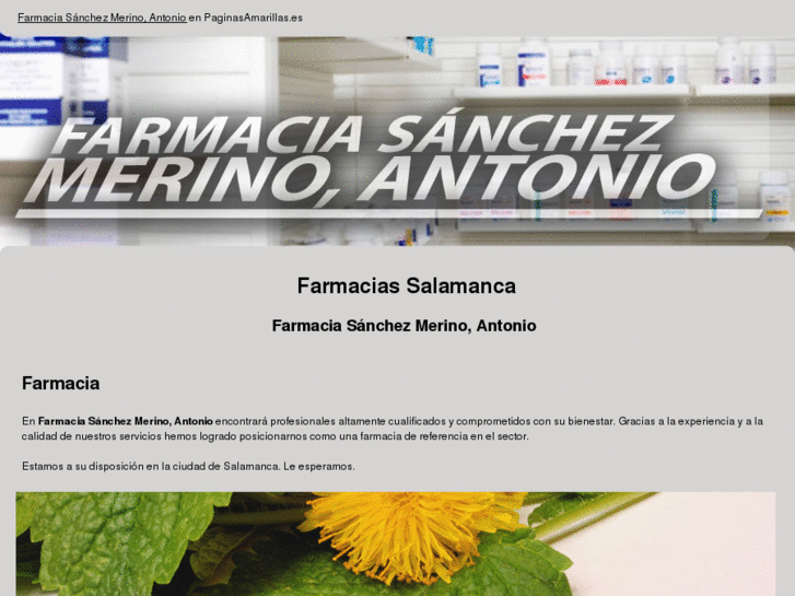 www.farmaciasanchezmerinoantonio.com