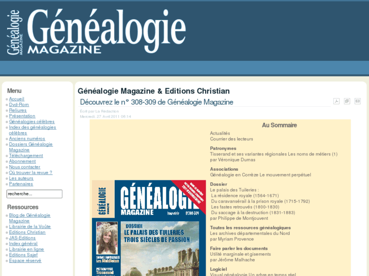 www.genealogiemagazine.com