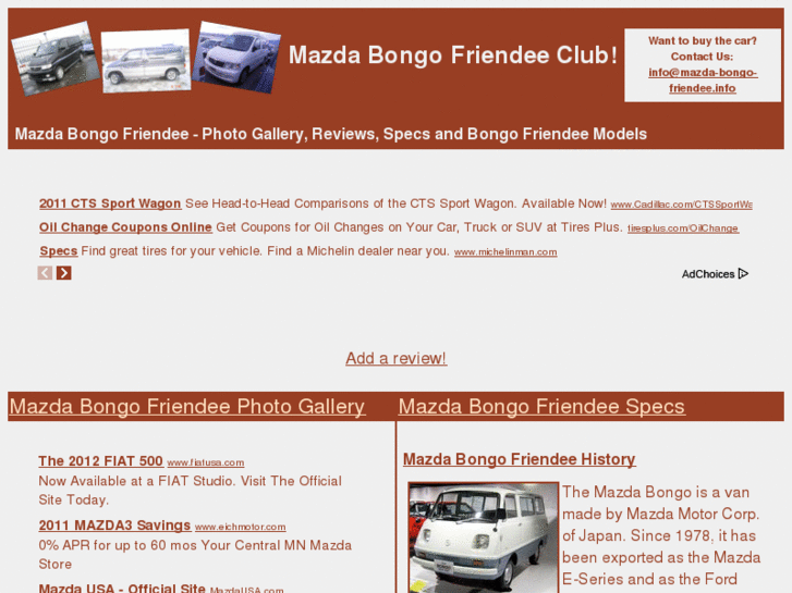 www.mazda-bongo-friendee.info