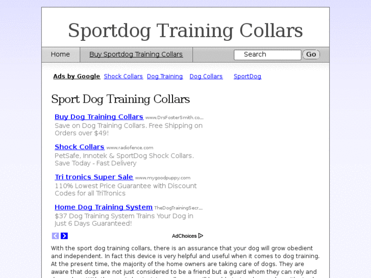 www.sportdogtrainingcollars.net