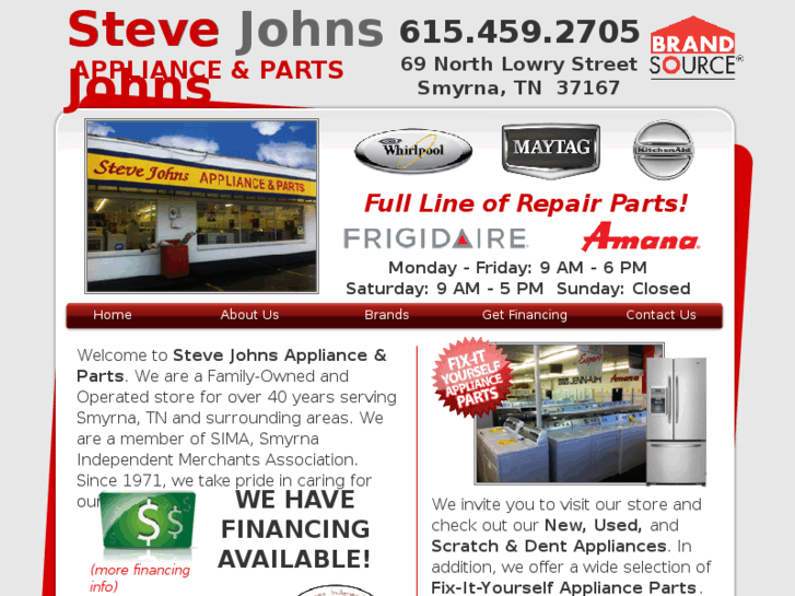 www.stevejohnsappliance.com