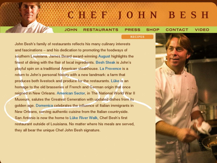 www.chefjohnbesh.com