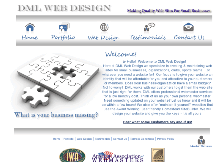 www.dmlwebdesign.com