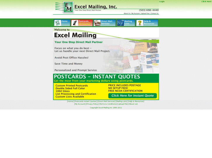 www.excelmailing.com