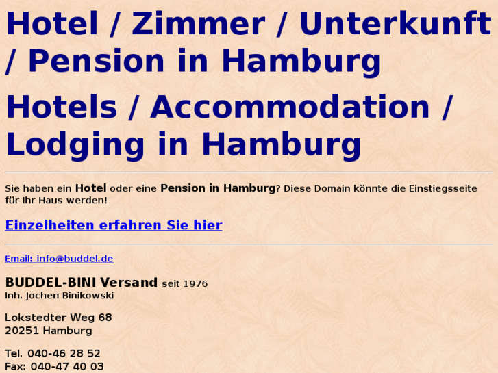 www.hamburg-hotel.biz