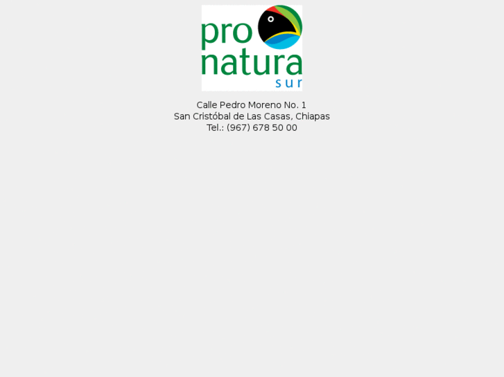 www.pronatura-sur.net