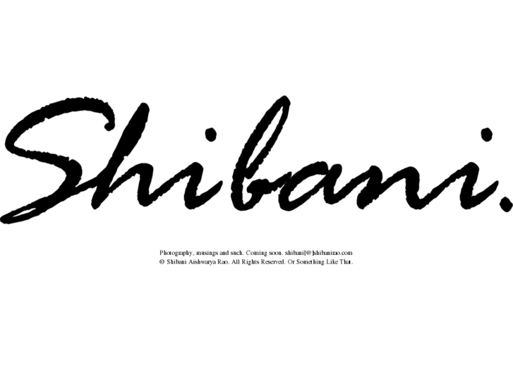 www.shibanirao.com