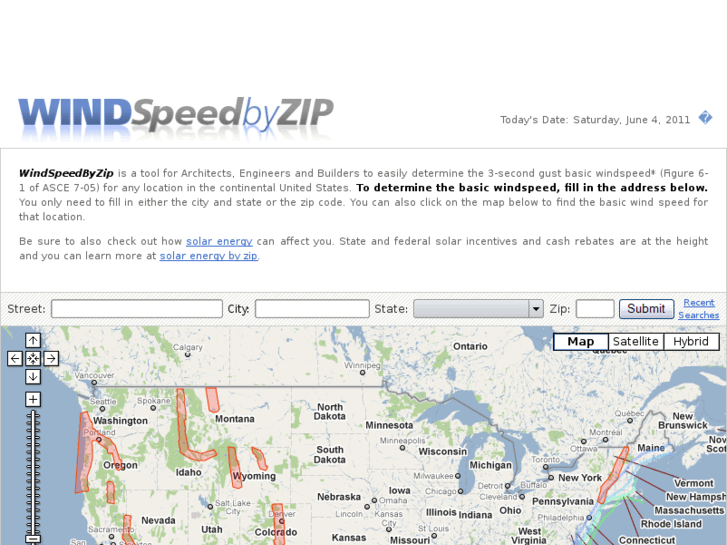 www.windspeedbyzip.com