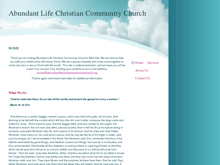 www.abundantlifechristiancommunitychurch.org