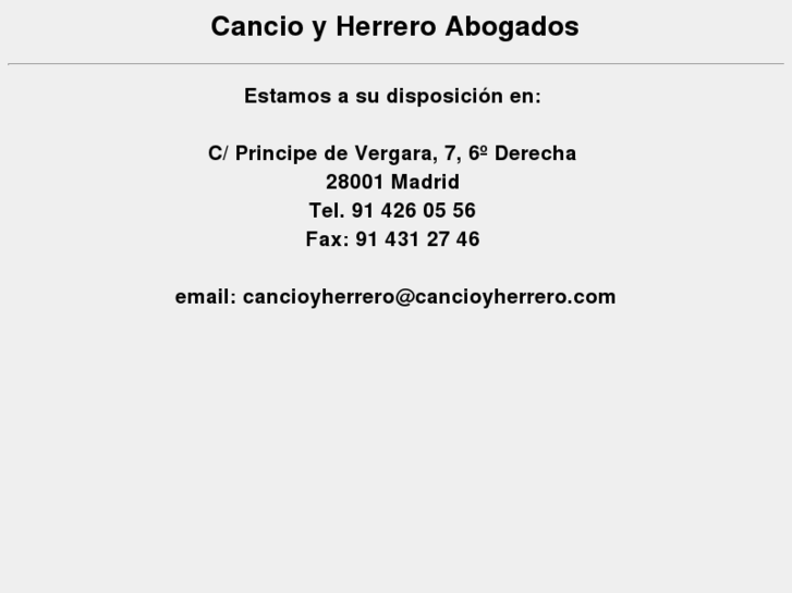 www.cancioyherrero.com