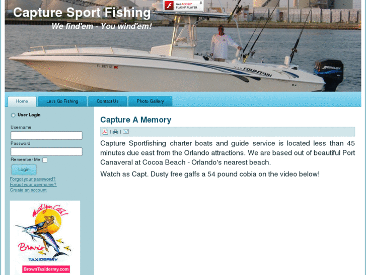 www.capturesportfishing.com