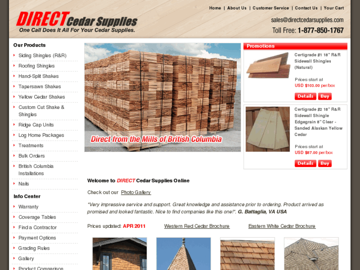 www.directcedarsupplies.com