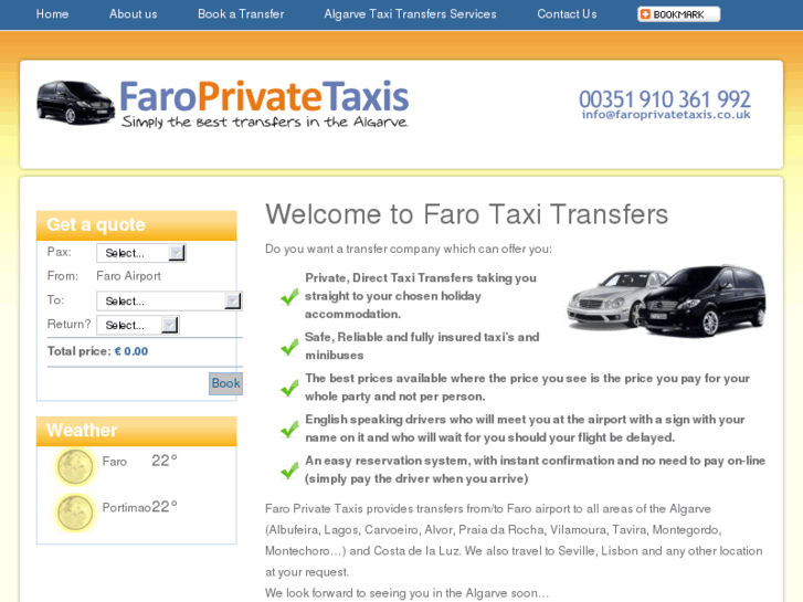 www.faroprivatetaxis.com