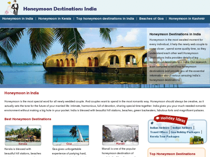 www.honeymoondestinationsindia.com