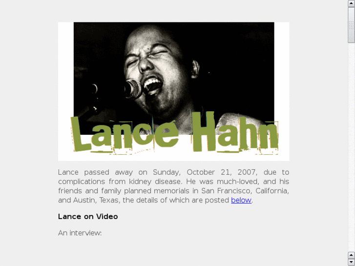 www.lancehahn.org