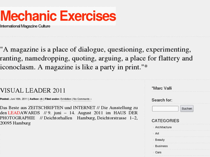 www.mechanicexercises.com
