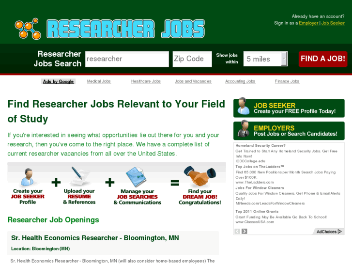 www.researcherjobs.net