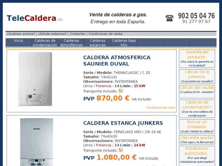 www.telecaldera.com