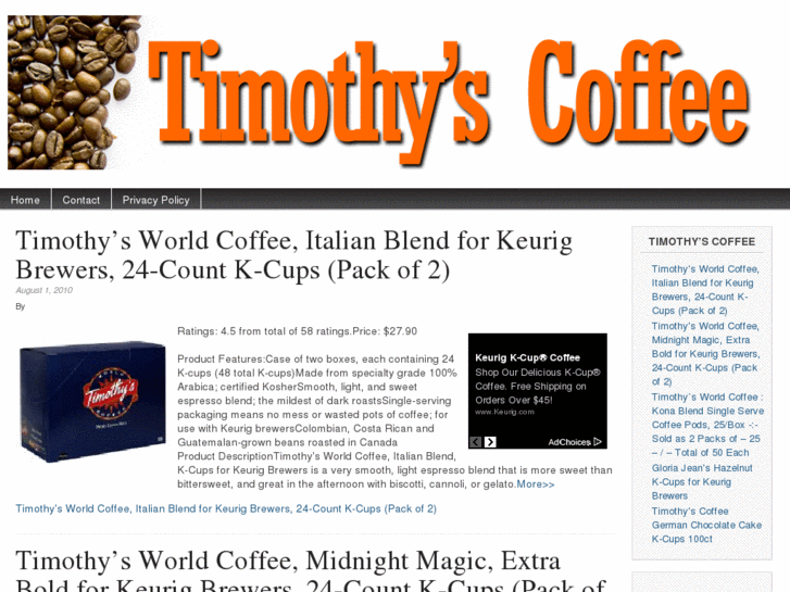 www.timothyscoffee.net