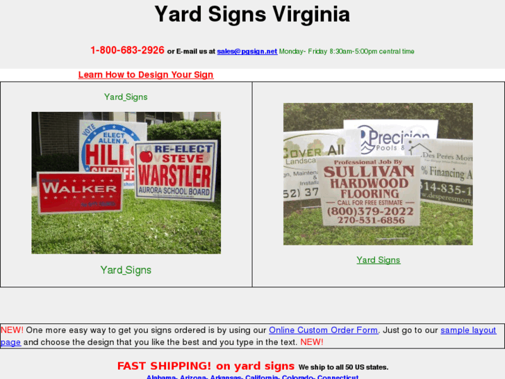 www.yardsignsvirginia.com