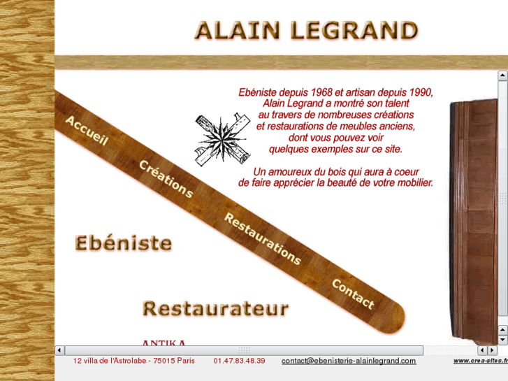 www.ebenisterie-alainlegrand.com