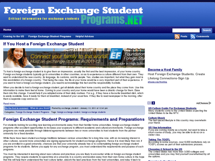 www.foreignexchangestudentprograms.net