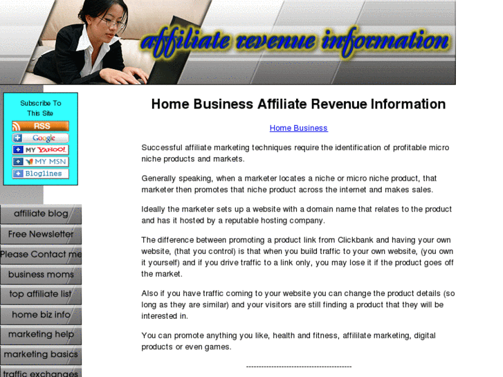 www.home-business-affiliate-revenue-information.com