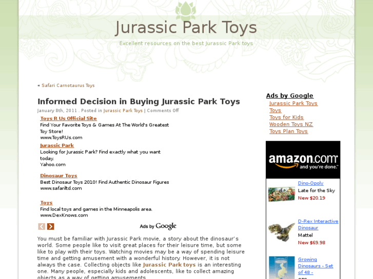 www.jurassicparktoys.net