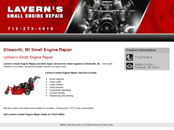 www.lavernssmallenginerepair.com