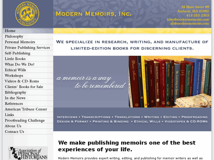 www.modernmemoirs.com